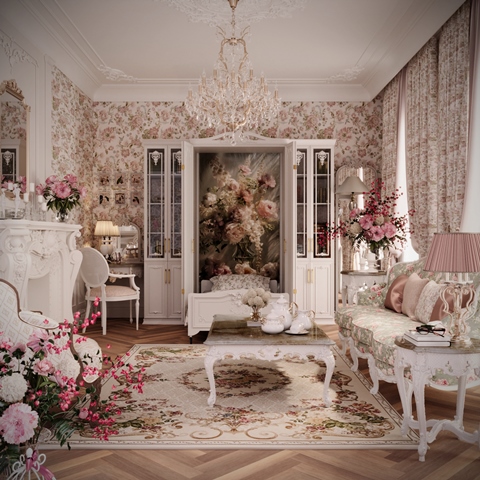 Shabby chic interior