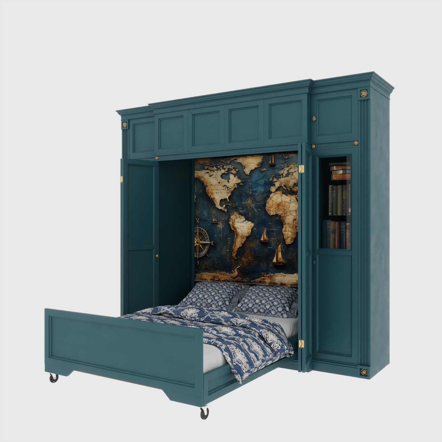 A-BED wardrobe bed in English style